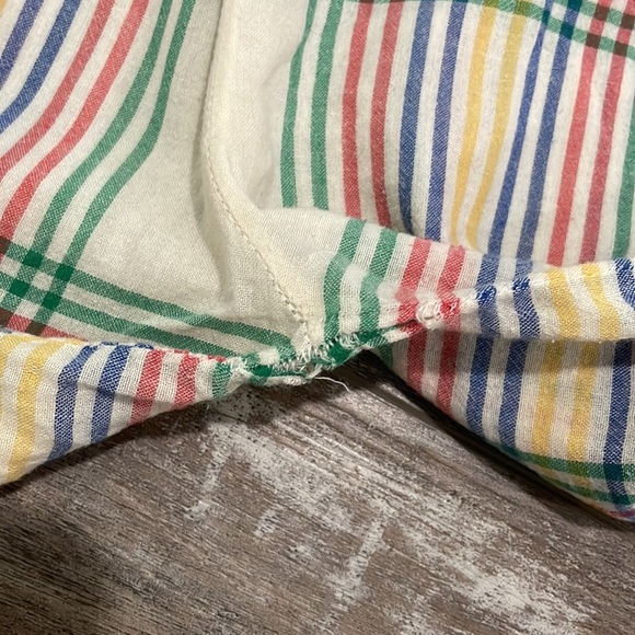 Pink Chicken Plaid Colored Romper Jumpsuit size 12Y - Picture 5 of 6